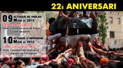 Diada d'aniversari dels Castellers de Sants